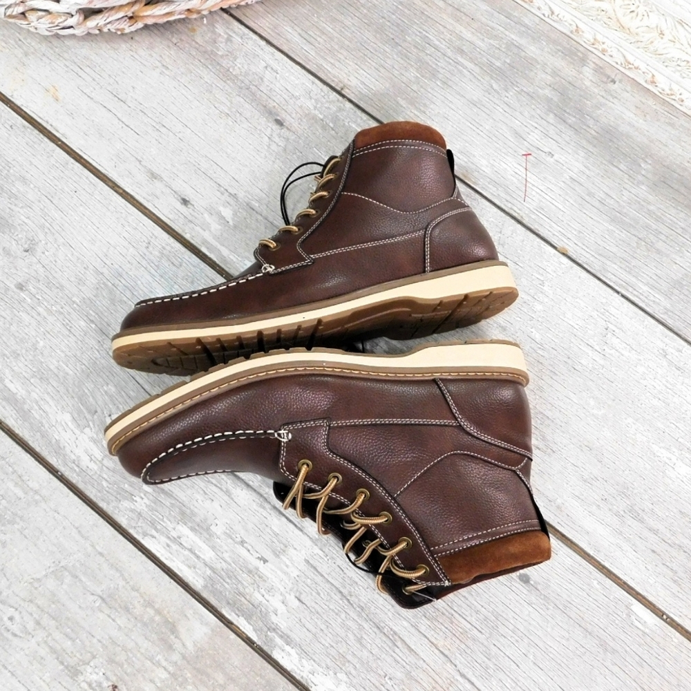 NWT- GOODFELLOW & CO JARRETT MENS LACE WORK BOOTS - Picture 2 of 7